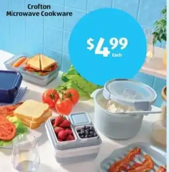 Aldi Crofton Microwave Cookware offer