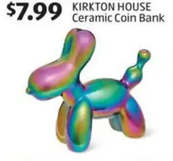 Aldi KIRKTON HOUSE Ceramic Coin Bank offer