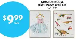 Aldi KIRKTON HOUSE Kids' Room Wall Art 16" x 20" offer