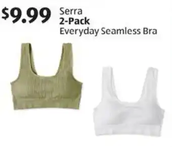 Aldi Serra 2-Pack Everyday Seamless Bra offer