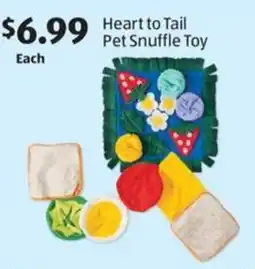 Aldi Heart to Tail Pet Snuffle Toy offer