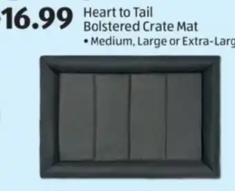 Aldi Heart to Tail Bolstered Crate Mat offer