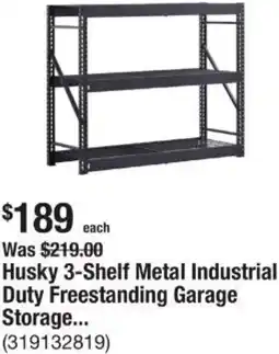 The Home Depot Husky 3-Shelf Metal Industrial Duty Freestanding Garage Storage offer