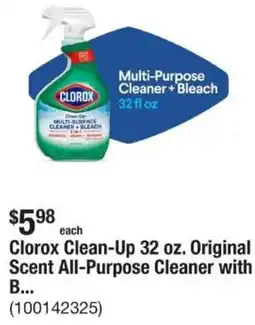 The Home Depot Clorox Clean-Up Original Scent All-Purpose Cleaner with offer