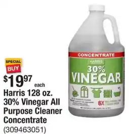 The Home Depot Harris 30% Vinegar All Purpose Cleaner Concentrate offer