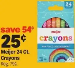 Meijer Meijer Crayons offer