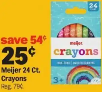 Meijer Meijer Crayons offer