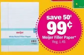 Meijer Meijer Filler Paper offer