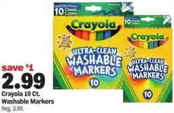 Meijer Crayola Washable Markers offer