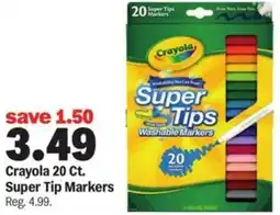 Meijer Crayola Super Tip Markers offer