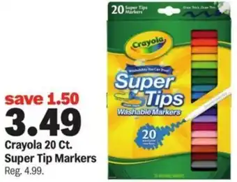 Meijer Crayola Super Tip Markers offer