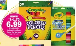 Meijer Crayola Colored Pencils or Super Tip Markers offer