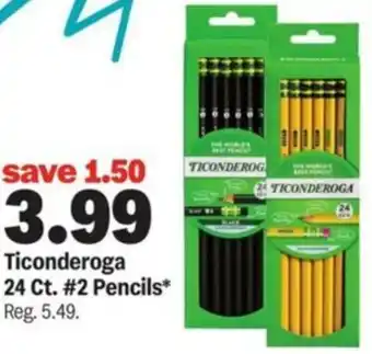 Meijer Ticonderoga #2 Pencils offer