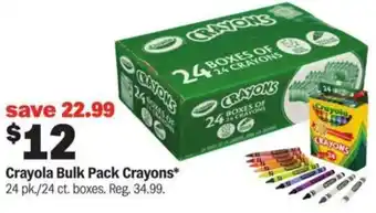 Meijer Crayola Bulk Pack Crayons offer