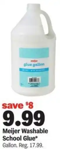 Meijer Meijer Washable School Glue offer