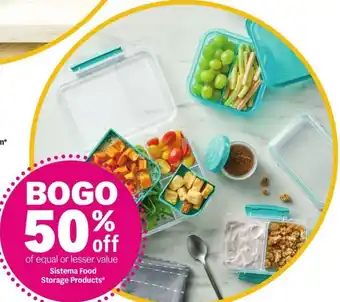 Meijer Sistema Food Storage Products offer