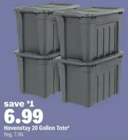 Meijer Havenstay 20 Gallon Tote offer