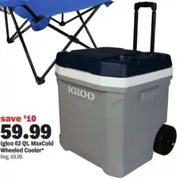 Meijer Igloo MaxCold Wheeled Cooler offer