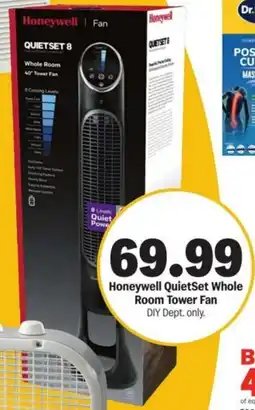 Meijer Honeywell QuietSet Whole Room Tower Fan offer