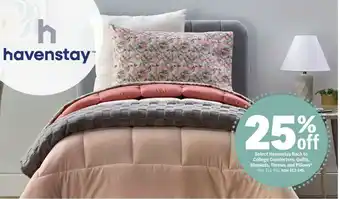 Meijer Havenstay Comforters, Quilts, Blankets, Throws and Pillows offer