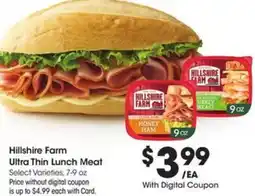 Kroger Hillshire Farm Ultra Thin Lunch Meat offer