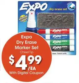 Kroger Expo Dry Erase Marker Set offer
