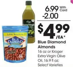 Kroger Blue Diamond Almonds offer