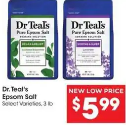 Kroger Dr Teal's Epsom Salt offer
