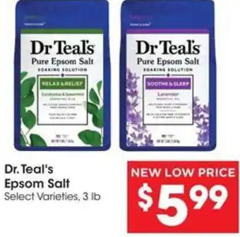 Kroger Dr Teal's Epsom Salt offer