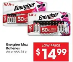 Kroger Energizer Max Batteries offer