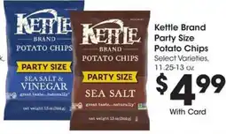 Kroger Kettle brand party size potato chips offer