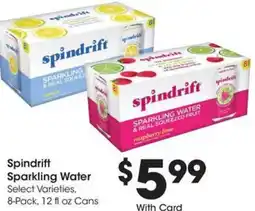 Kroger Spindrift Sparkling Water offer