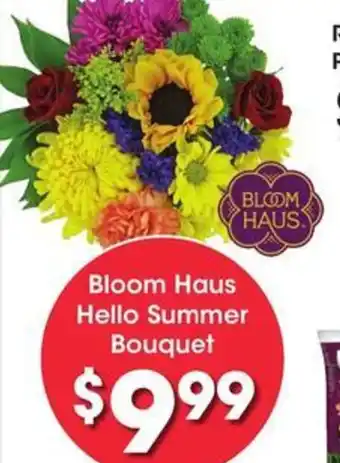 Kroger Bloom Haus Hello Summer Bouquet offer
