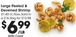 Kroger Large Peeled & Deveined Shrimp offer