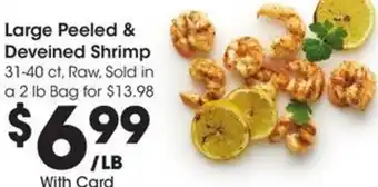 Kroger Large Peeled & Deveined Shrimp offer