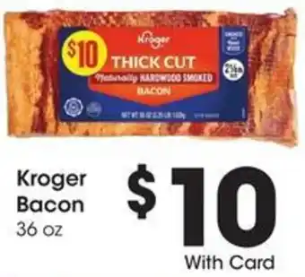 Kroger Kroger Bacon offer