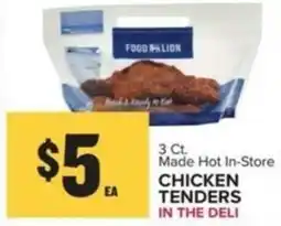 Food Lion Chicken tenders offer