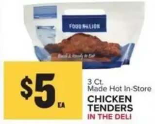 Food Lion Chicken tenders offer