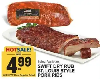 Food Lion Swift dry rub st. louis style pork ribs offer