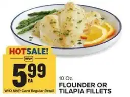 Food Lion Flounder or tilapia fillets offer