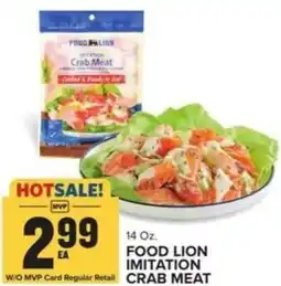 Food Lion Food lion imitation crab meat offer