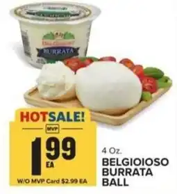 Food Lion Belgioioso burrata ball offer