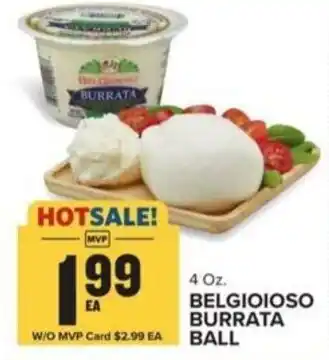 Food Lion Belgioioso burrata ball offer