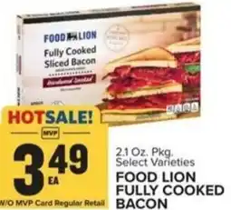 Food Lion Food lion fully cooked sliced bacon offer