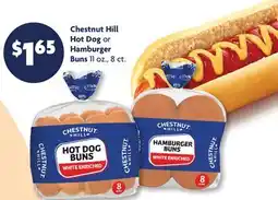Family Dollar Chestnut Hill Hot Dog or Hamburger Buns offer
