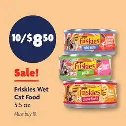 Family Dollar Friskies Wet Cat Food offer