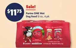 Family Dollar Purina ONE Wet Dog Food offer