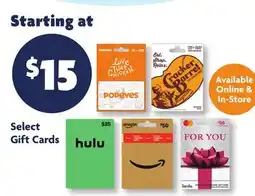 Family Dollar Select Gift Cards offer