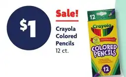 Family Dollar Crayola Colored Pencils offer