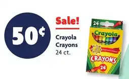 Family Dollar Crayola Crayons offer